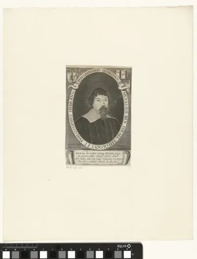 Portret van Menasseh Ben Israël