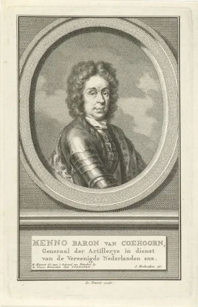Portret van Menno baron van Coehoorn