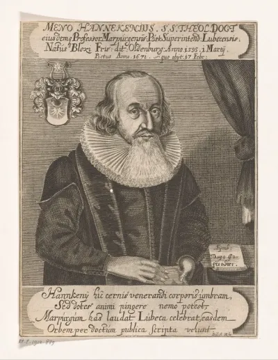 Portret van Menno Hanneken