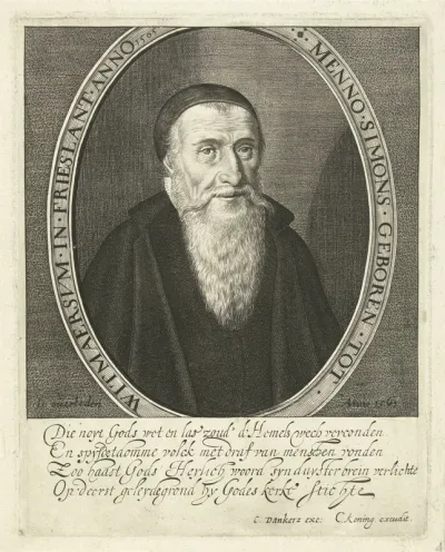 Portret van Menno Simons