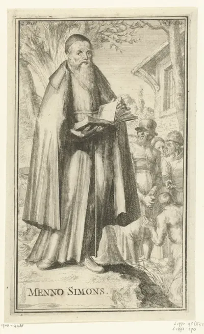 Portret van Menno Simons