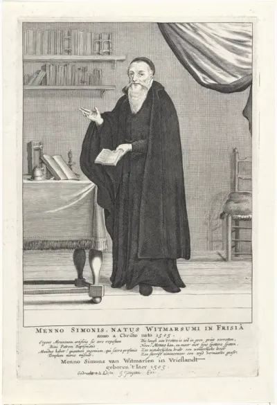 Portret van Menno Simons
