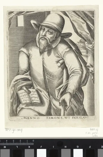 Portret van Menno Simons