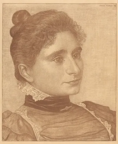 Portret van Meta Cohen Gosschalk