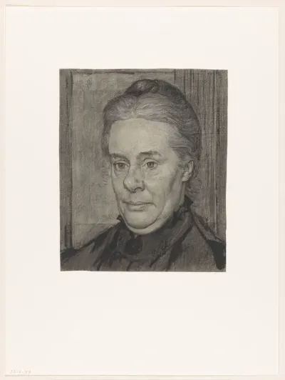 Portret van mevrouw Anna Ida van der Schalk-van der Hoeven