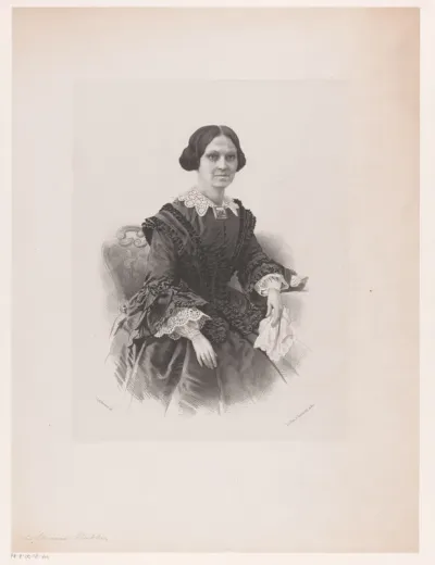 Portret van mevrouw Bakker