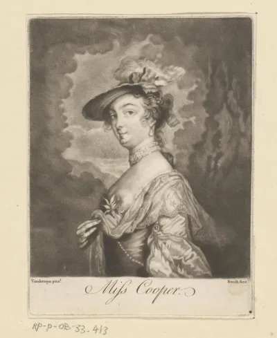 Portret van mevrouw Cooper