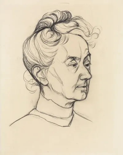 Portret van mevrouw Corry Pabst