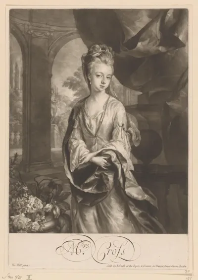 Portret van mevrouw Cross