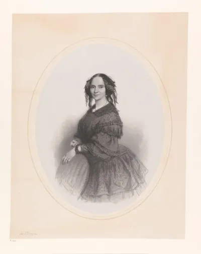 Portret van mevrouw de Cuyper