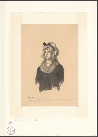 Portret van mevrouw Holst