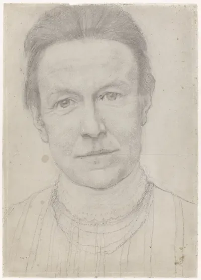 Portret van Mevrouw J.H. Derkinderen-Besier