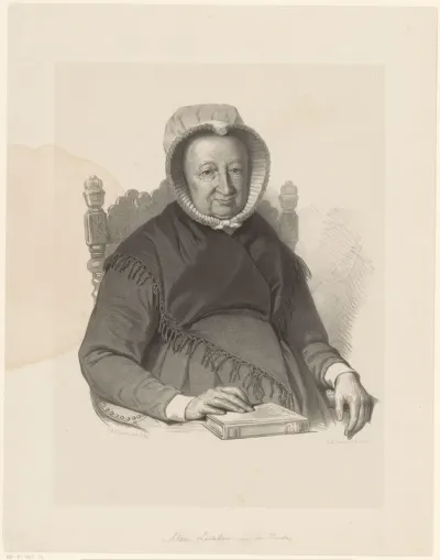 Portret van mevrouw Ledeboer-van den Ende