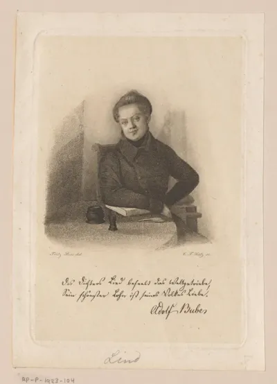 Portret van mevrouw Lind