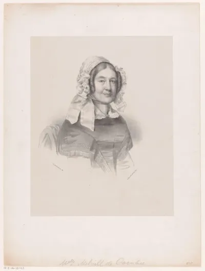 Portret van mevrouw Melvill van Carnbee