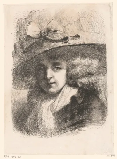 Portret van Mevrouw Mosion