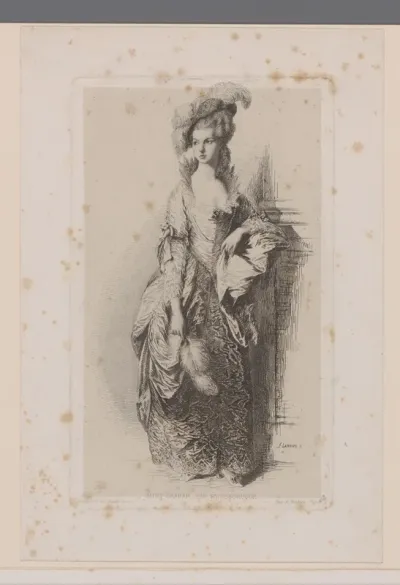 Portret van mevrouw Thomas Graham