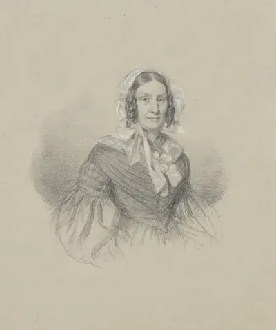 Portret van mevrouw Van Hamel