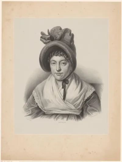 Portret van mevrouw Wachter