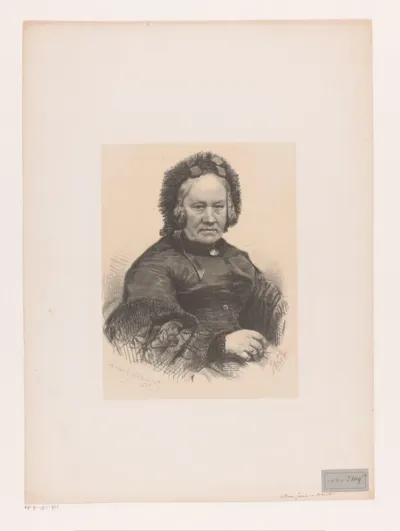 Portret van mevrouw Wilhelmina Ludovica Philippo Jonxis-Laurillard Fallot