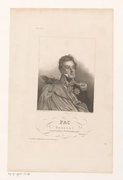 Portret van Michał Ludwik Pac