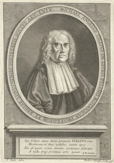 Portret van Michael Angelus Tillius