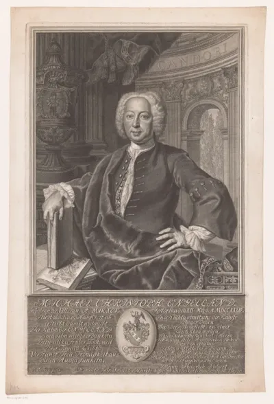 Portret van Michael Christoph Engelland