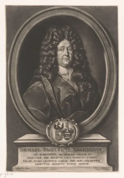 Portret van Michael Friedrich Lochner