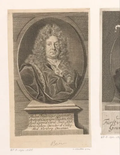 Portret van Michael Friedrich Lochner
