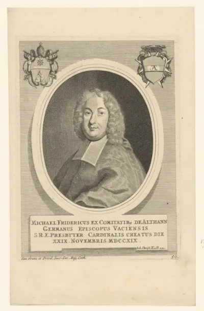 Portret van Michael Friedrich von Althann