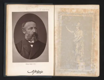 Portret van Michael Jan de Goeje, hoogleraar en rector magnificus van de Universiteit Leiden 1881-1882