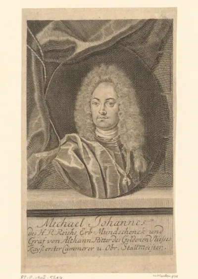 Portret van Michael Johann III von Althann
