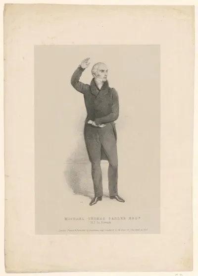 Portret van Michael Thomas Sadler