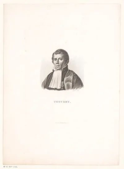 Portret van Michel-Augustin Thouret