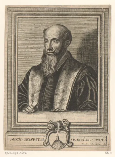 Portret van Michel de L'Hospital