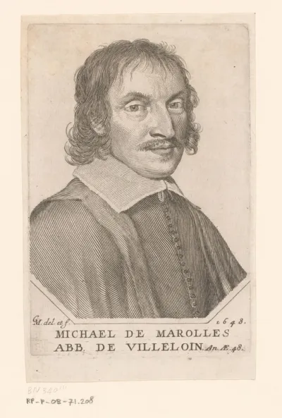 Portret van Michel de Marolles