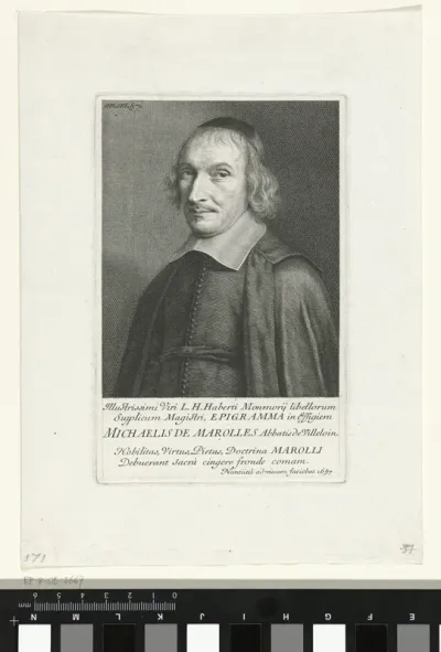 Portret van Michel de Marolles
