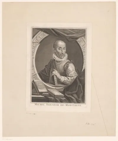 Portret van Michel de Montaigne