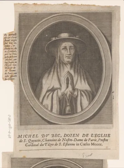Portret van Michel du Bec-Crespin