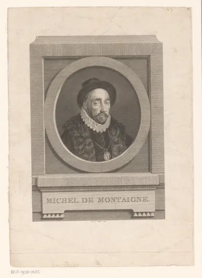 Portret van Michel Eyquem de Montagne