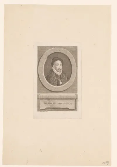 Portret van Michel Eyquem de Montaigne