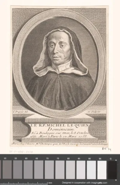 Portret van Michel Le Quien