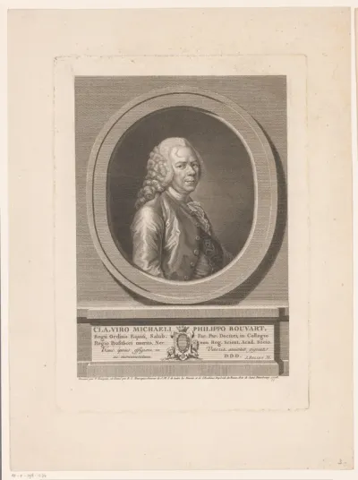 Portret van Michel Philippe Bouvart