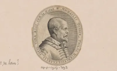 Portret van Michel Potier op 64-jarige leeftijd