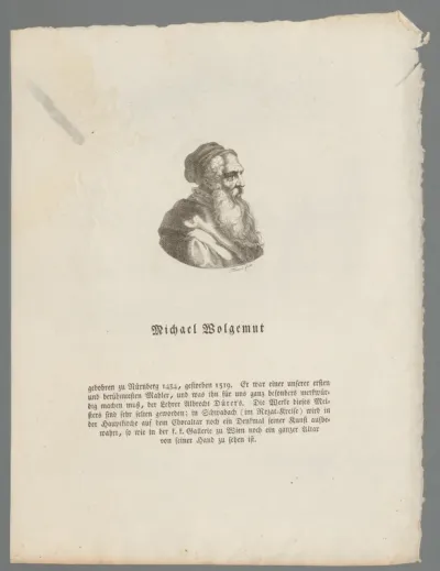Portret van Michel Wolgemut