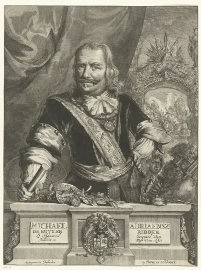 Portret van Michiel Adriaenszoon de Ruyter