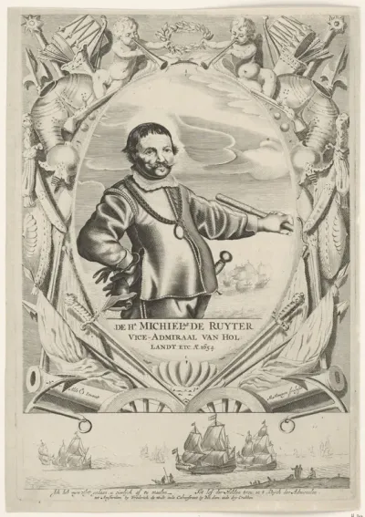 Portret van Michiel Adriaenszoon de Ruyter