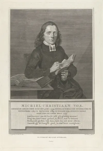 Portret van Michiel Christiaan Vos
