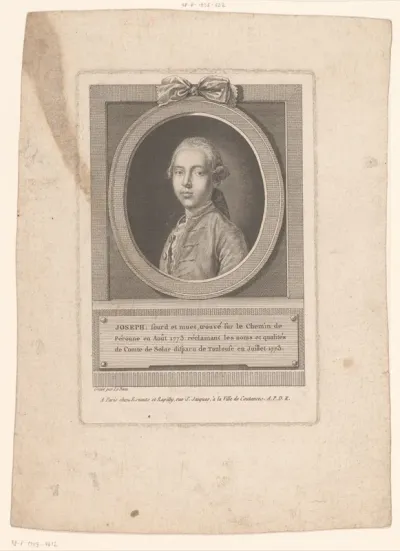 Portret van mijnheer Joseph
