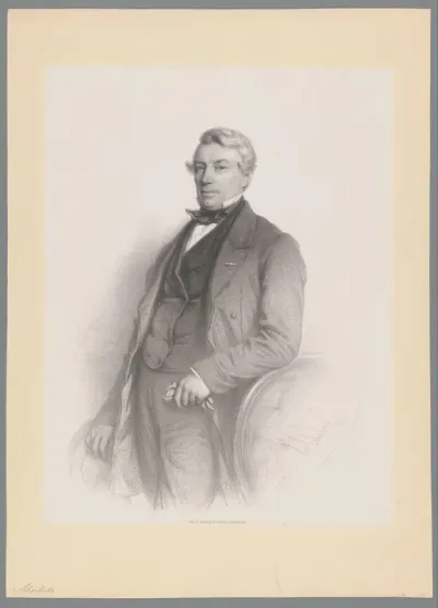 Portret van mijnheer Michels